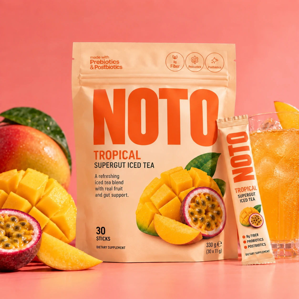 NOTO Tropical — Golden passion fruit over black tea